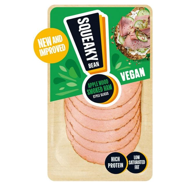 Squeaky Bean Applewood Smoked Ham Style Slices 80g - gallery image 1