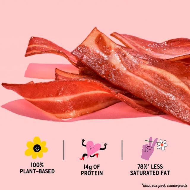 La Vie Plant Based Bacon Smoked Rashers x8 120g - gallery image 2