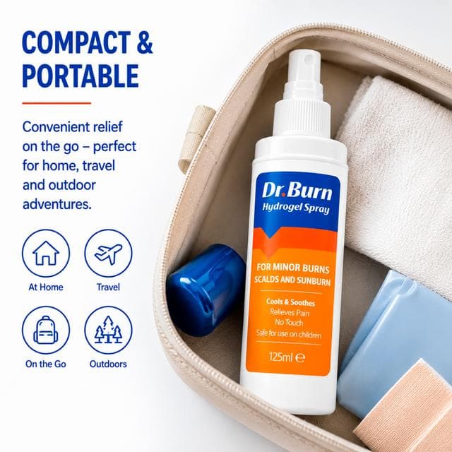 Dr. Burn Hydrogel Burn Spray Cools & Soothes 125ml - gallery image 4