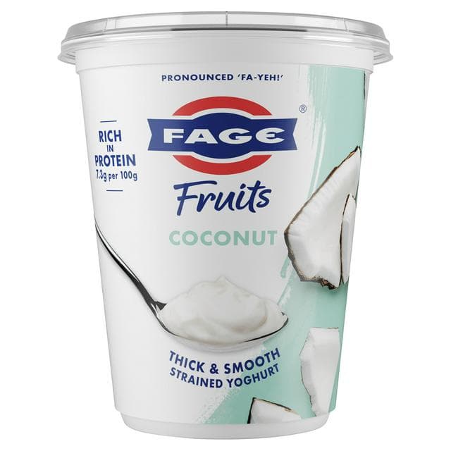 Fage Fruits Coconut Thick & Smooth Strained Yoghurt 380g - gallery image 1