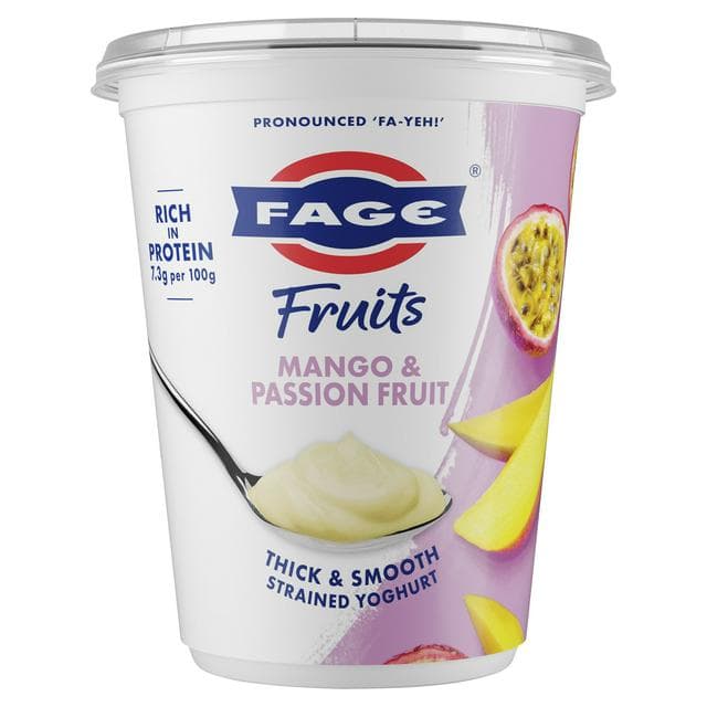 Fage Fruits Mango & Passion Fruit Strained Yoghurt 380g - gallery image 1