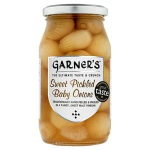 Garners 454g Sweet Pickled Baby Onions (230g*)