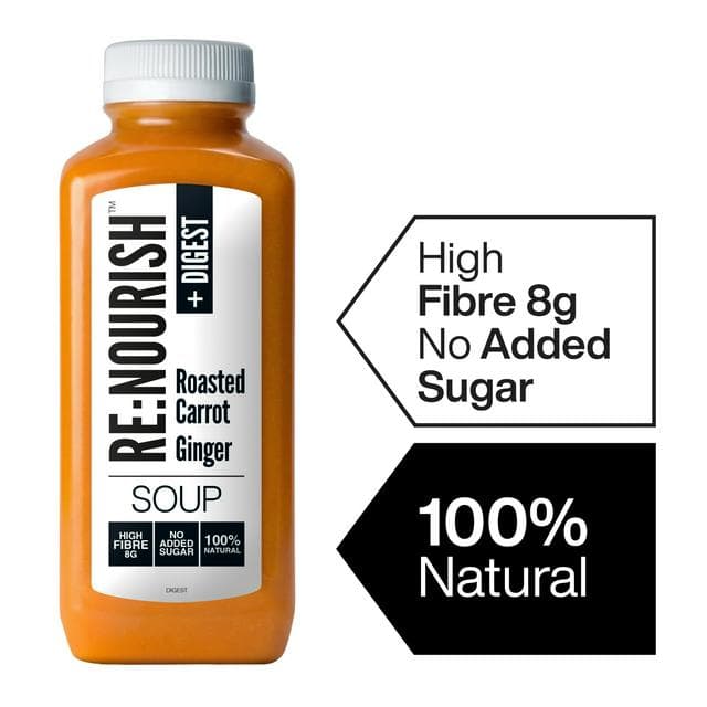 Renourish + Digest 500g Roasted Carrot and Ginger High Fibre Soup - gallery image 1