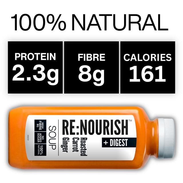 Renourish + Digest 500g Roasted Carrot and Ginger High Fibre Soup - gallery image 2