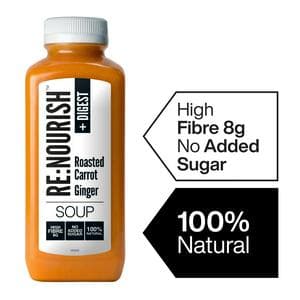 Renourish + Digest 500g Roasted Carrot and Ginger High Fibre Soup