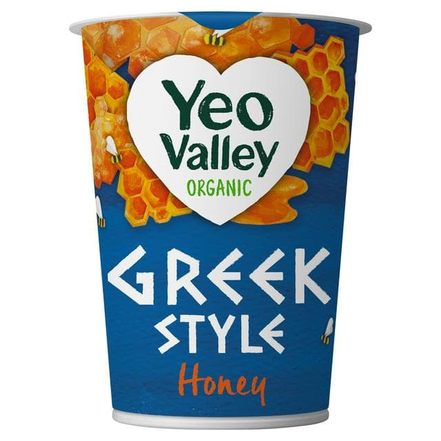 Yeo Valley Organic Greek Style with Honey Yogurt 450g - gallery image 1