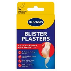 Scholl Large Heel Blister Plasters x5