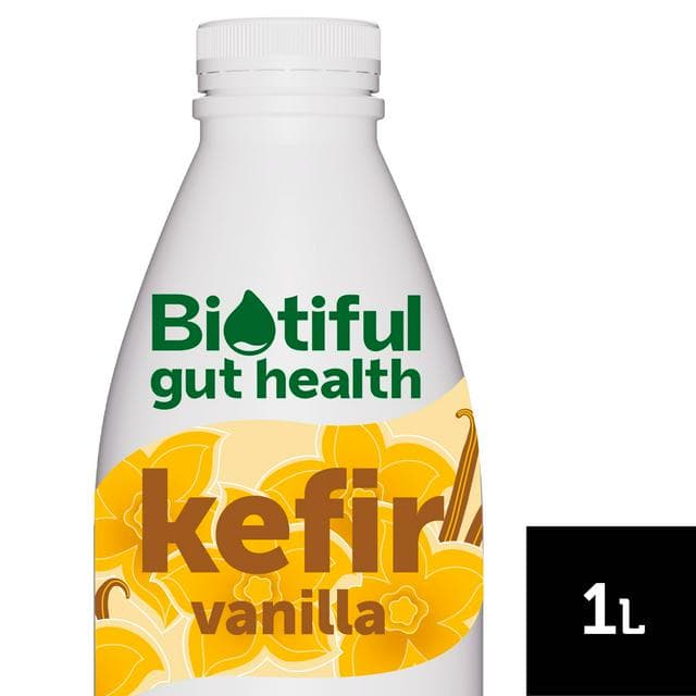 Biotiful Gut Health Kefir Milk Drink Vanilla 1L - gallery image 1