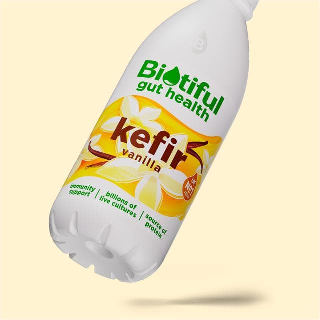 Biotiful Gut Health Kefir Milk Drink Vanilla 1L - gallery image 4