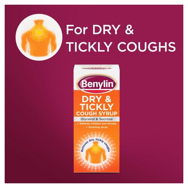 Benylin Dry and Tickly Cough Syrup for Adults & Children 300ml - gallery image 3