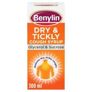 Benylin Dry and Tickly Cough Syrup for Adults & Children 300ml