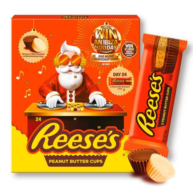 Reese's 245g Peanut Butter Milk & White Miniatures Advent Calendar - gallery image 1
