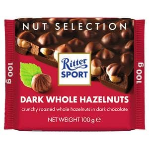 Ritter Sport Nut Selection Dark Whole Hazelnuts 100g