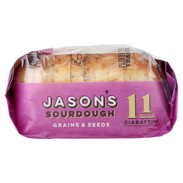 Jason's Sourdough Grains & Seeds Ciabatt Bread - gallery image 1