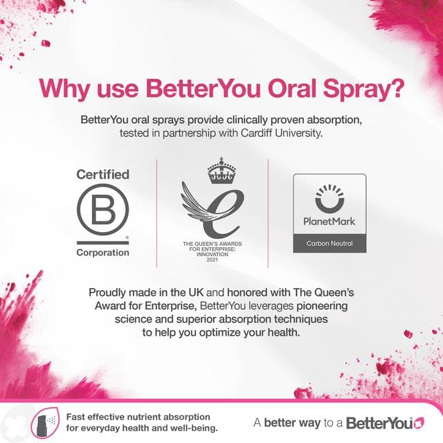 BetterYou Boost B12 Oral Spray 25ml - gallery image 6