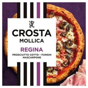 Crosta & Mollica Regina Sourdough Pizza Prosciutto Ham Mushrooms & Mozzarella 448g