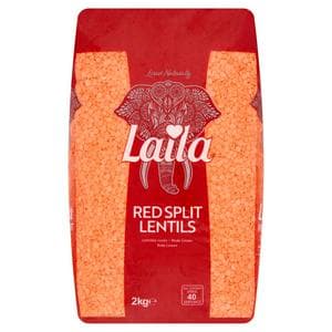Laila Red Split Lentils 2kg