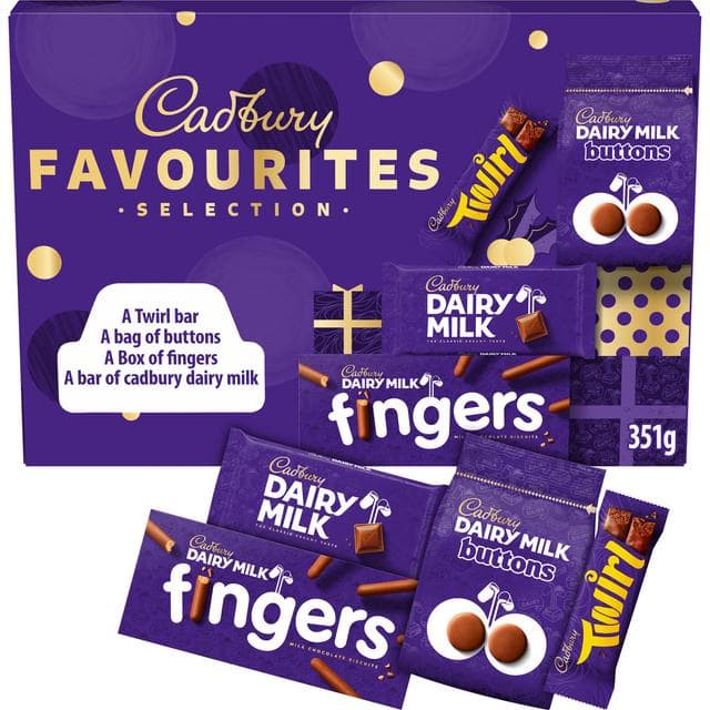 Cadbury 351g Chocolate Favourites Christmas Selection Box - gallery image 2