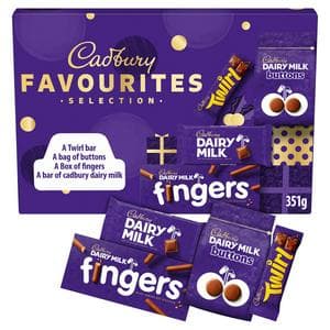 Cadbury 351g Chocolate Favourites Christmas Selection Box