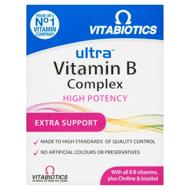 Vitabiotics Ultra Vitamin B Complex High Potency Tablets x60 - gallery image 1