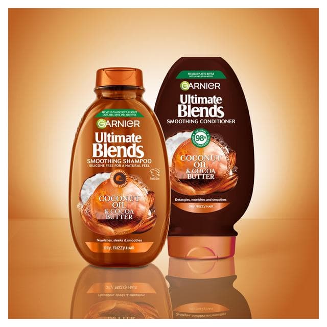 Garnier Ultimate Blends Coconut Oil & Cocoa Butter Smoothing and Nourishing Shampoo 400ml - gallery image 5
