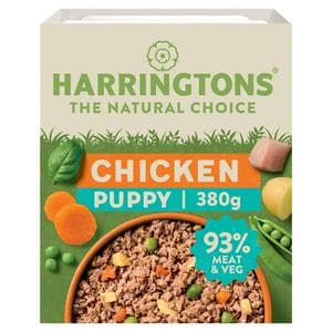Harringtons 380g Puppy Complete Wet Chicken Dog Food with Potato & Vegetables