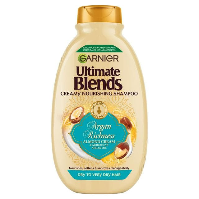 Garnier Ultimate Blends Argan Richness Nourishing Vegan Shampoo 400ml - gallery image 1