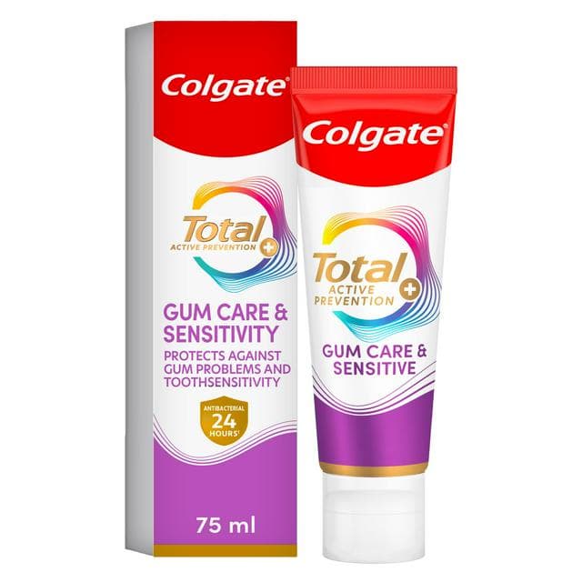 Colgate Total Active Prevention + Gum Care & Sensitivity Toothpaste 75ml - gallery image 1