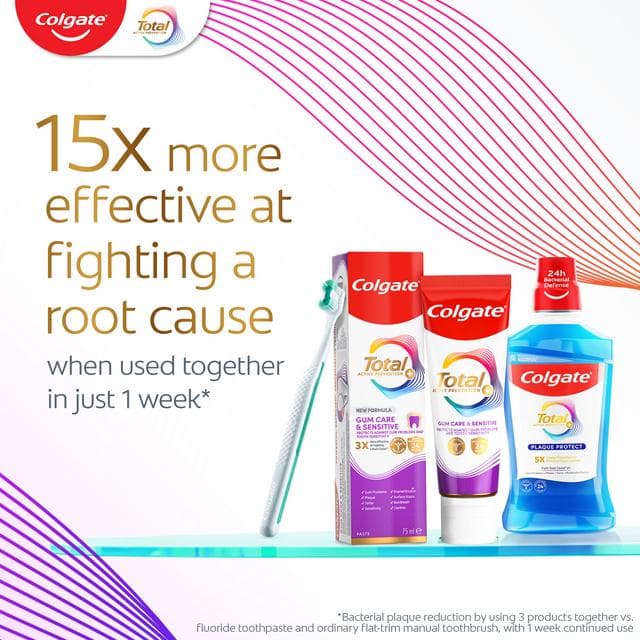 Colgate Total Active Prevention + Gum Care & Sensitivity Toothpaste 75ml - gallery image 4
