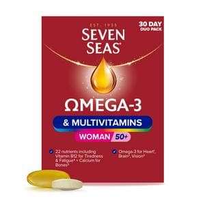 Seven Seas Omega 3 & Multivitamins Woman 50+ 30 Day Duo Pack