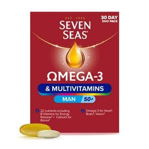 Seven Seas Omega 3 & Multivitamins Man 50+ 30 Day Duo Pack