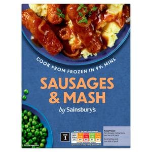 Sainsbury's Sausage & Mash Ready Meal For 1 400g