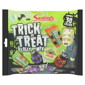 Swizzels 330g Trick or Treat Lolly Mix Sweets