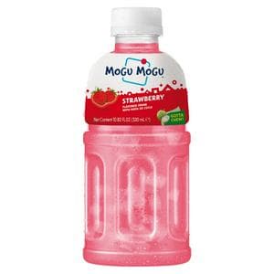 Mogu Mogu Strawberry Flavored Drink with Nata de Coco 320ml