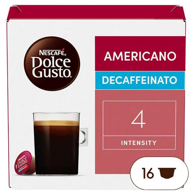 Nescafé Dolce Gusto 16 x Americano Decaffeinato Coffee Pods - gallery image 1