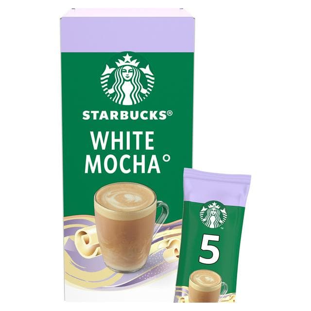 Starbucks White Mocha Instant Coffee Sachets 5x24g - gallery image 1