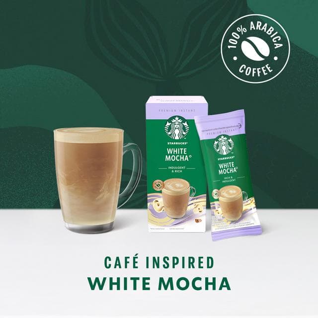 Starbucks White Mocha Instant Coffee Sachets 5x24g - gallery image 3