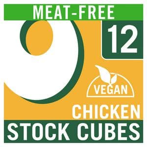 Oxo Meat Free Vegan Chicken Flavour Stock Cubes x12 71g