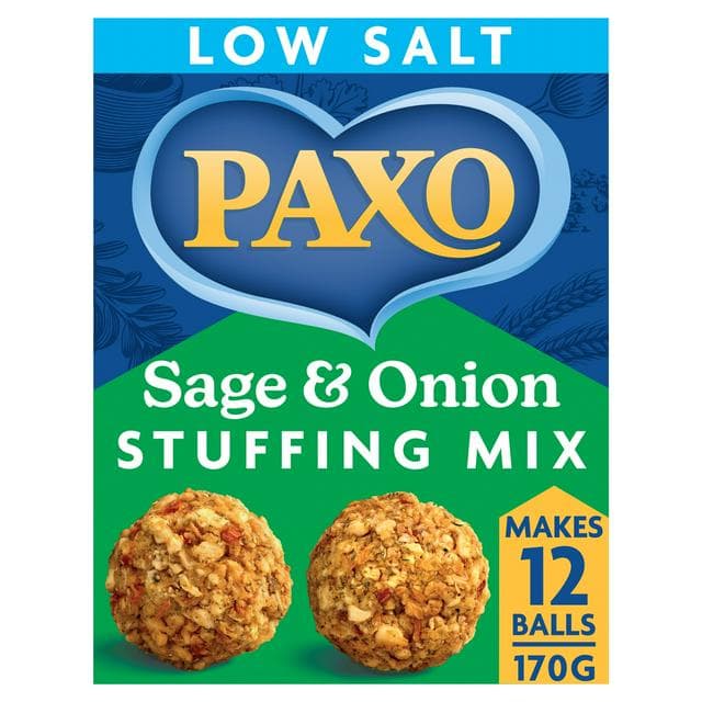 Paxo Sage & Onion Low Salt Stuffing Mix 170g - gallery image 1