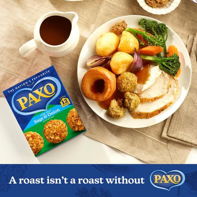 Paxo Sage & Onion Low Salt Stuffing Mix 170g - gallery image 2