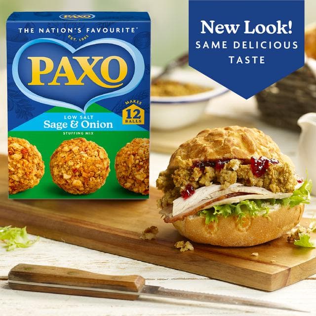 Paxo Sage & Onion Low Salt Stuffing Mix 170g - gallery image 3
