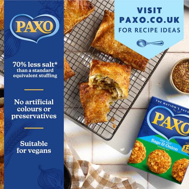 Paxo Sage & Onion Low Salt Stuffing Mix 170g - gallery image 4