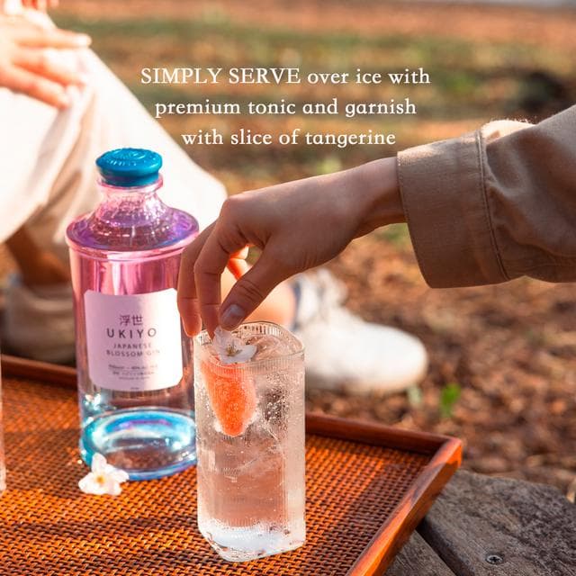 Ukiyo Japanese Blossom Gin 700ml - gallery image 5