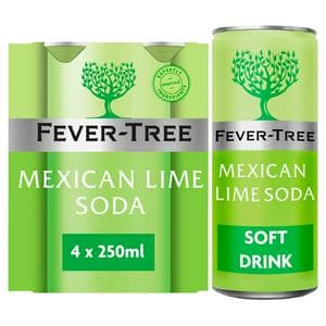 Fever-Tree Sparkling Mexican Lime 4x250ml