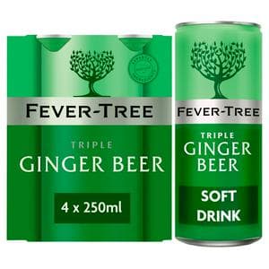 Fever-Tree Premium Ginger Beer 4x250ml