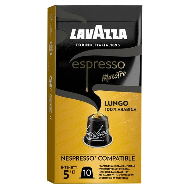 Lavazza Espresso Maestro Lungo Nespresso Compatible Capsules x10 - gallery image 1