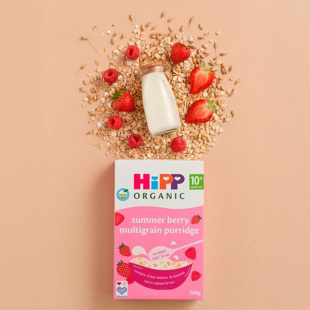 HiPP Organic Summer Berry Multigrain Porridge 10+ Months 200g - gallery image 3