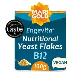 Marigold Health Foods Engevita B12 Nutritional Yeast Flakes 100g