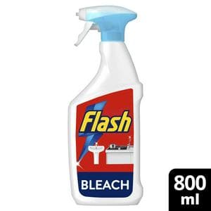 Flash Multi Purpose Bleach Cleaning Spray for Hard Surfaces 800ml