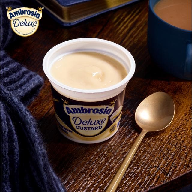 Ambrosia Deluxe 2 x 120g Madagascan Vanilla Custard Dessert Snack Pots - gallery image 3